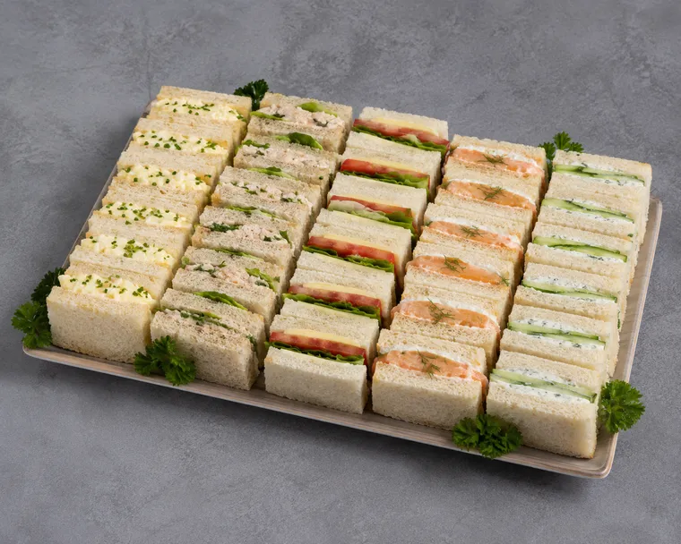 Triangle Finger Sandwiches